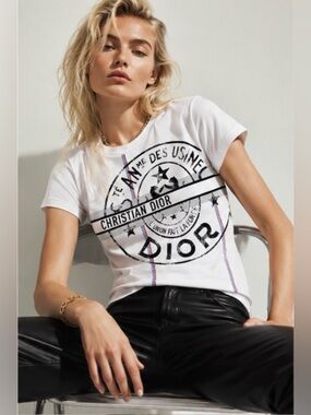 Dior Short Sleeve T-Shirts for Women on Sale up to 90% Off: Poshmark